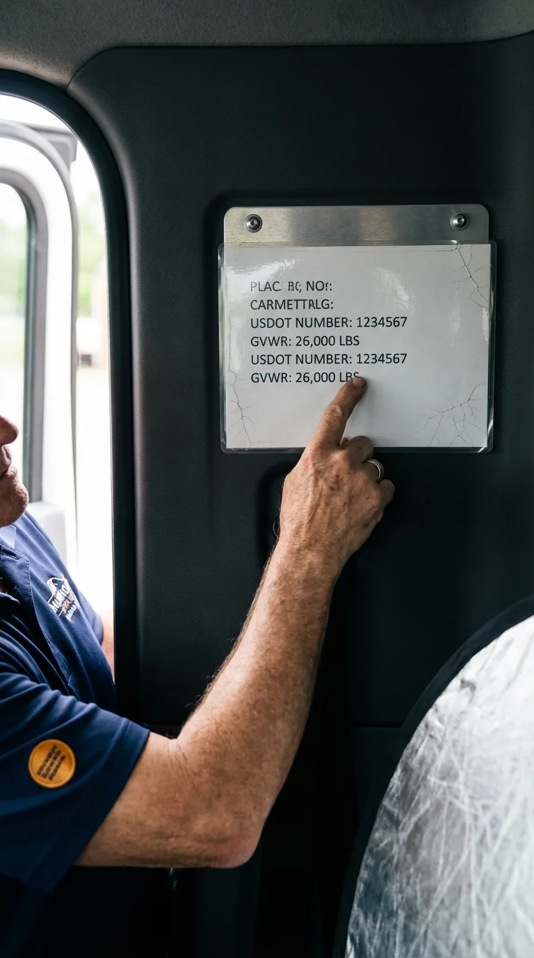 USDOT licensing placard verification in Provincetown